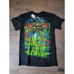 Cedar Point Rougarou Roller Coaster T Shirt 90's Y2K 2000's NWT Sz Small